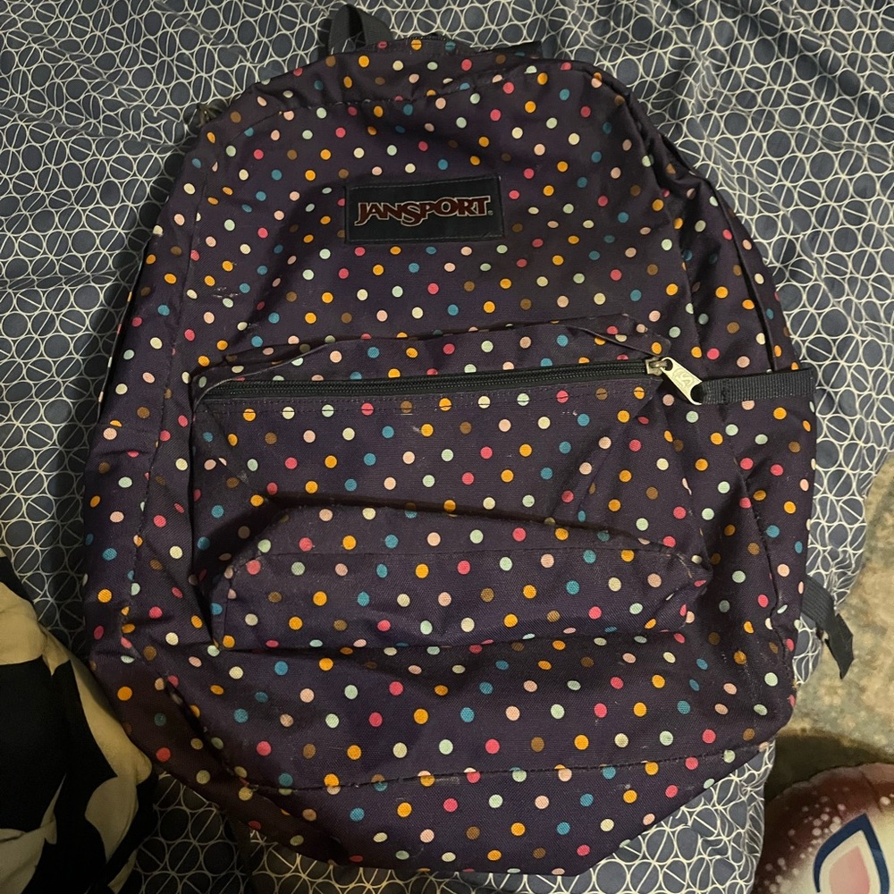 Jansport Multicolor Polka Dot Backpack - Picture 4 of 4
